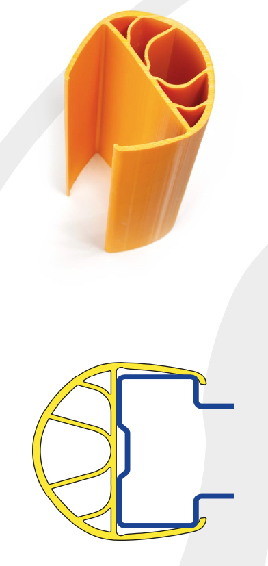 Pfostenschutz klemmbar